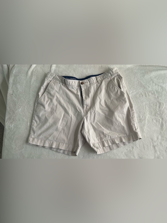 crown & ivy Other - crown & ivy Men's Light Beige Flat Front Cotton Shorts